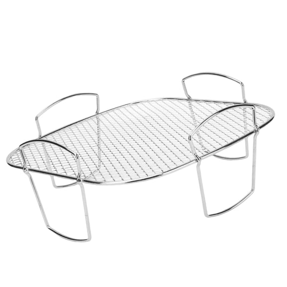 Fiocias 8 inch Square Air Fryer Rack French Fries Rack Fryer Accessories Stainless Steel