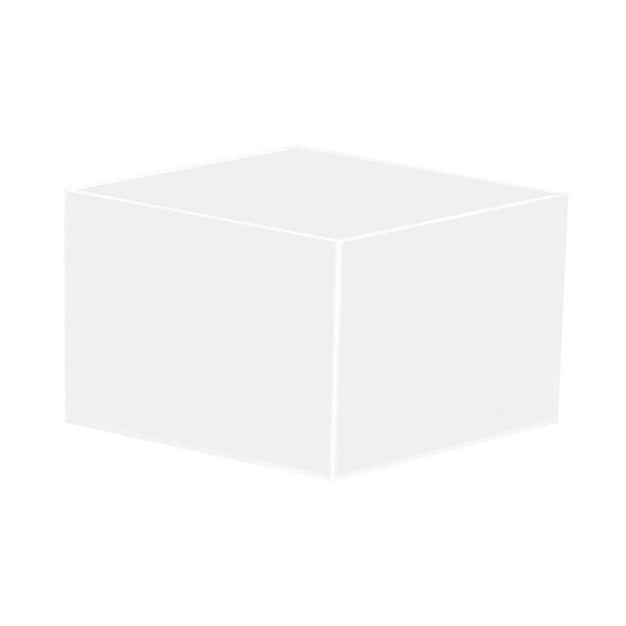Fiocias Acrylic Cube Display Box Display Riser Figure Display Shelf Transparent Nesting 6 inch
