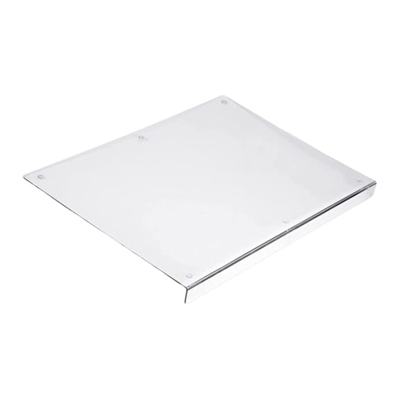 Fiocias Acrylic Cutting Board Clear Chopping Board Chopping Blocks with Edges Countertop 45cmx35cm