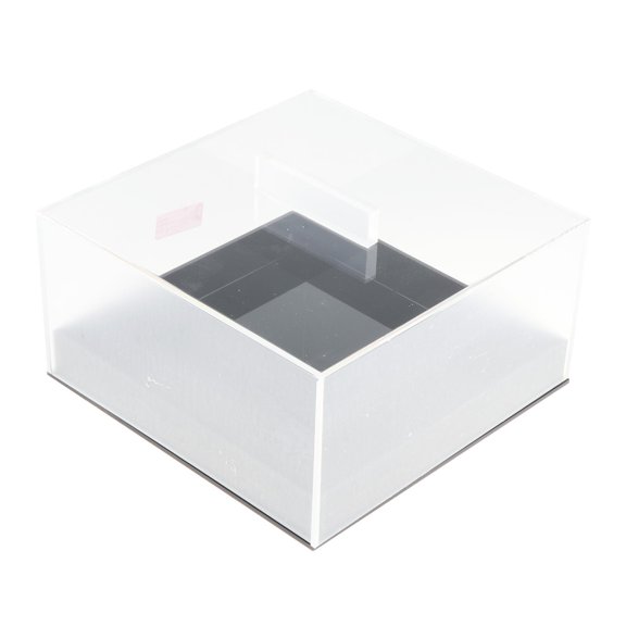 Fiocias Acrylic Pastry Display Case Bread Box Cookies Storage Case Rectangular Bread Bin Style B