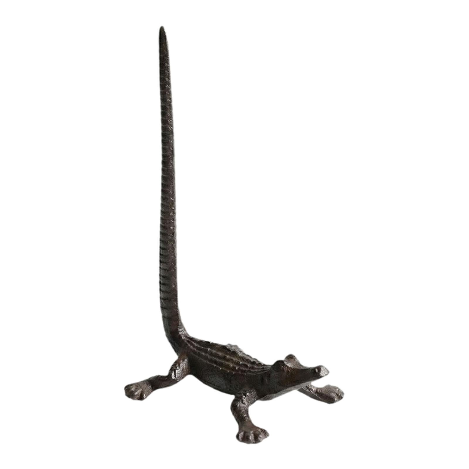Fiocias Alligator Paper Towel Holder Stand Bathroom Kitchen Use Practical Decorative
