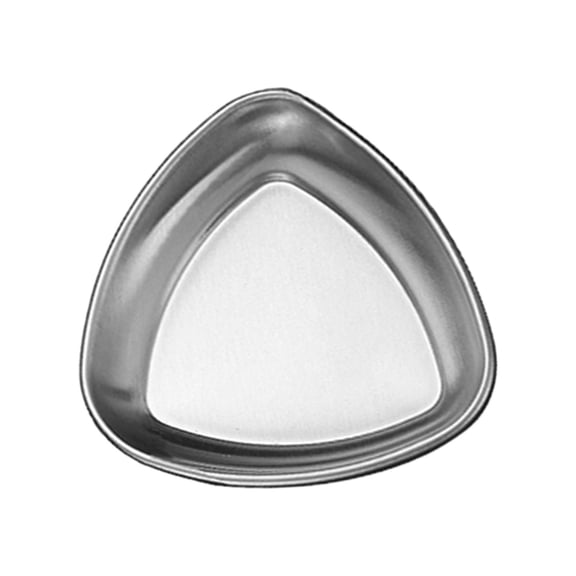 Fiocias Appetizer Dishes Platter Food Serving Plate Reusable Salad Plate Stainless Steel Triangle