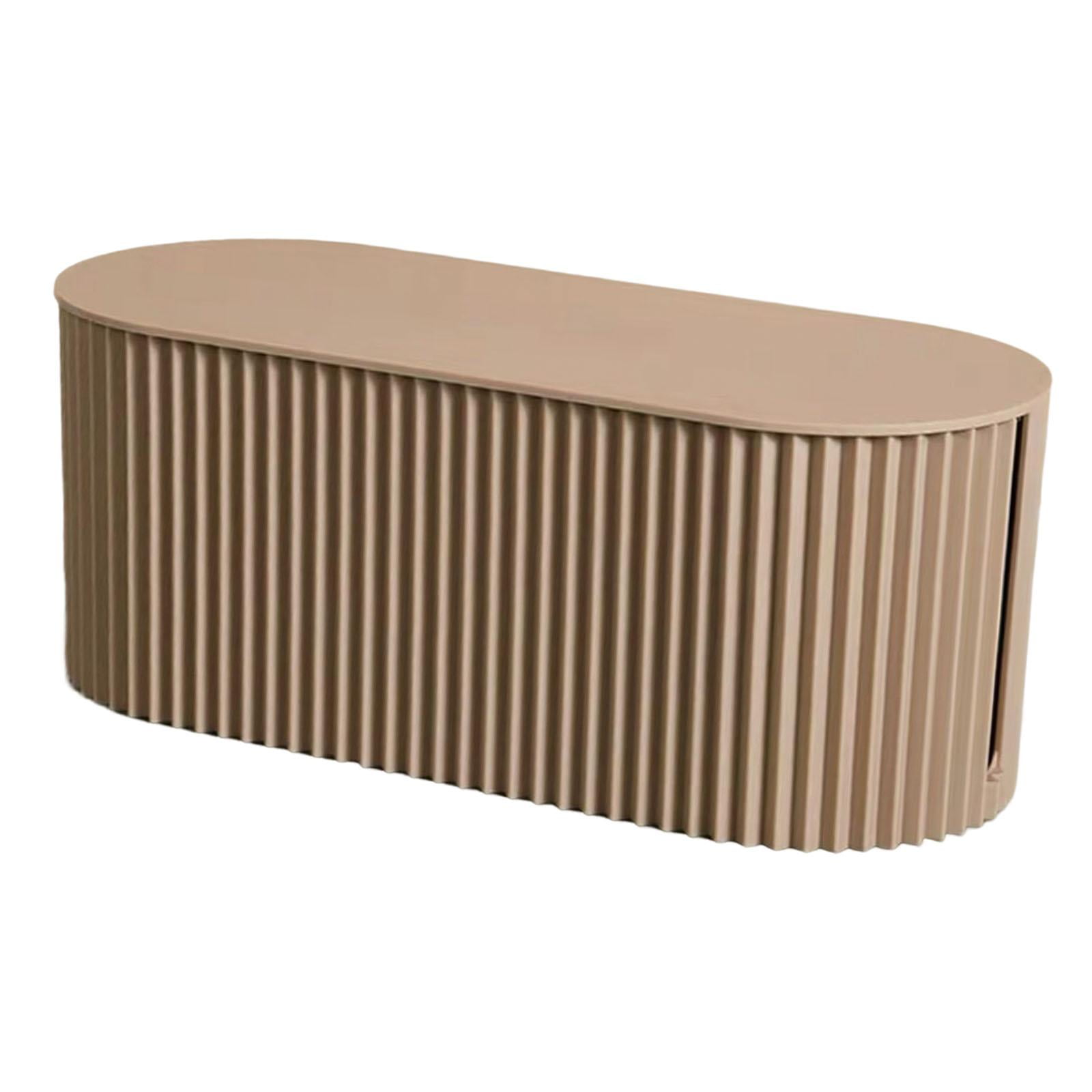 Fiocias Box Hide Conceal Cord Organization Desk Cable Management Solution Cord Organizer Light coffee