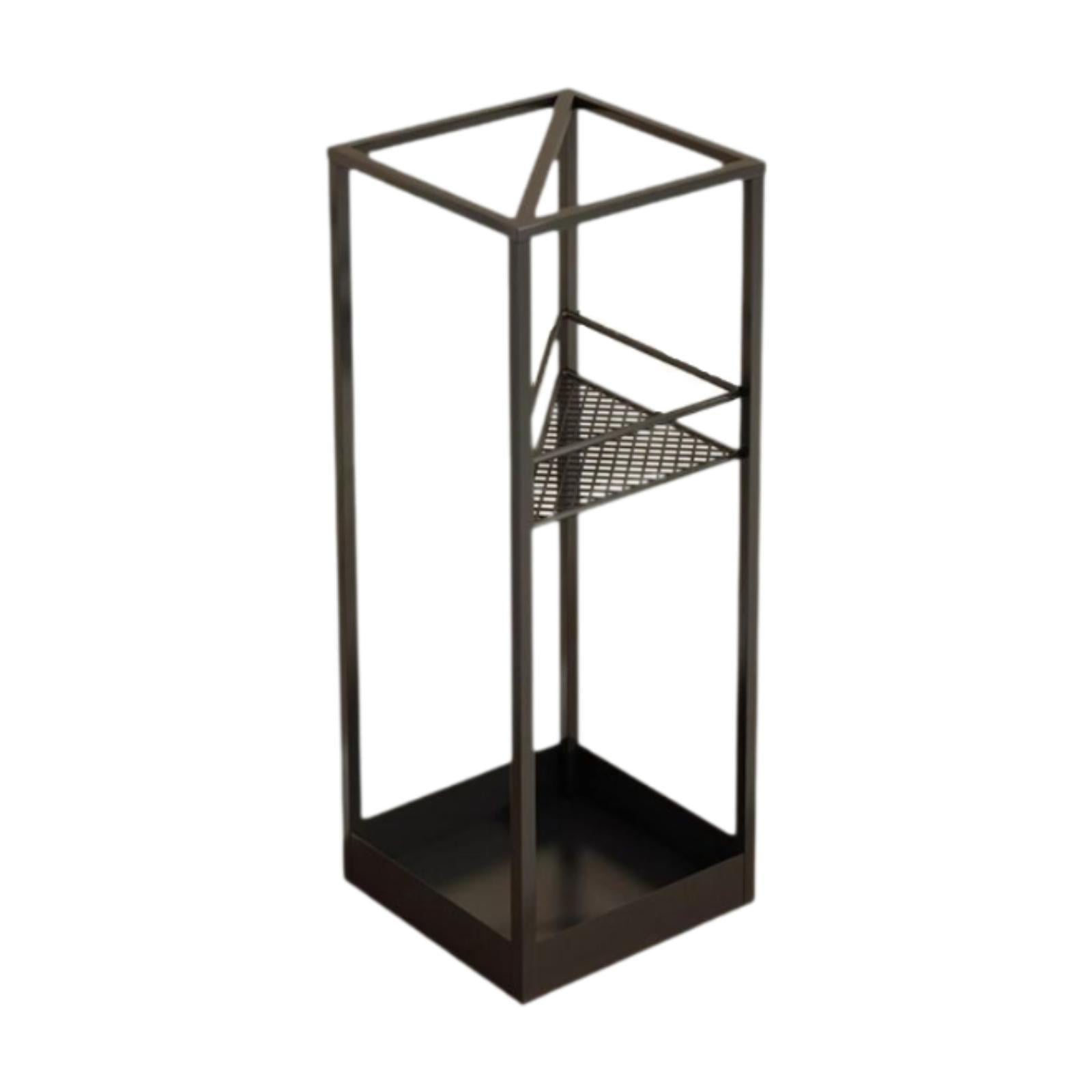 Fiocias Bucket for an umbrella organizing container with a holder with bin of the bin of Black