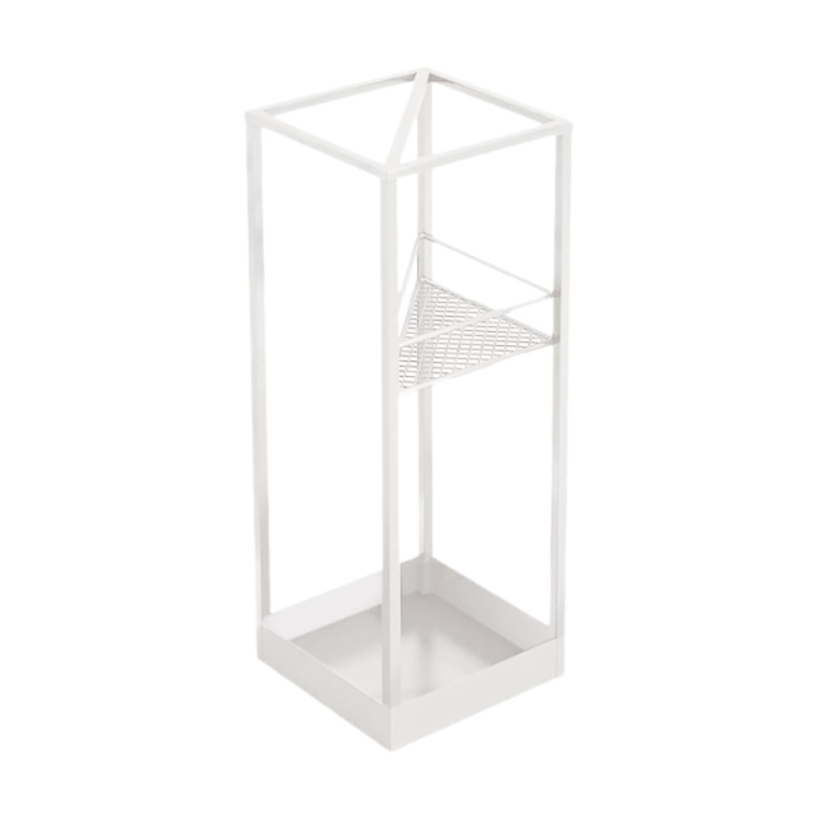 Fiocias Bucket for an umbrella organizing container with a holder with bin of the bin of White