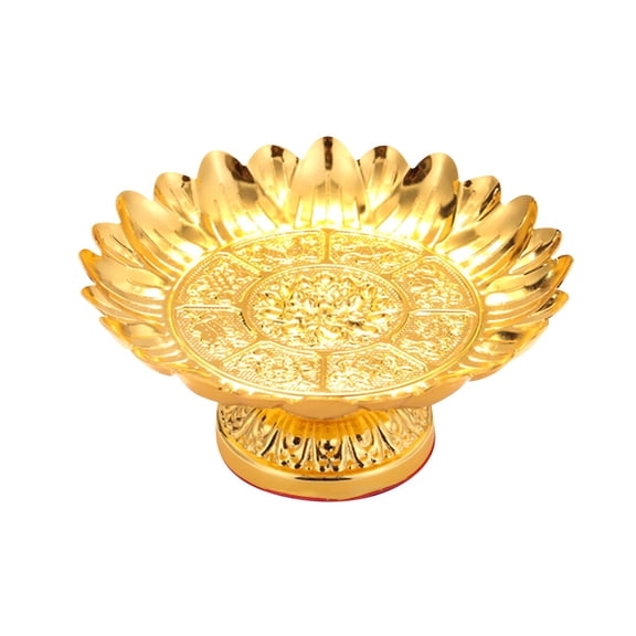 Fiocias Buddhist Fruit Plate Buddha Offering Tray Rituals Buddha Buddhist Supplies Lotus