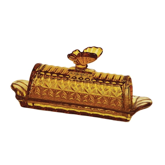 Fiocias Butter Dish with Lid Butter Holder Multifunctional Dustproof Cover Cheese Keeper Gold