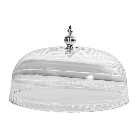 Fiocias Cake Stand Cover Cake Cover Lid Butter Dessert Cover Practical Sturdy Top Handle 23CM