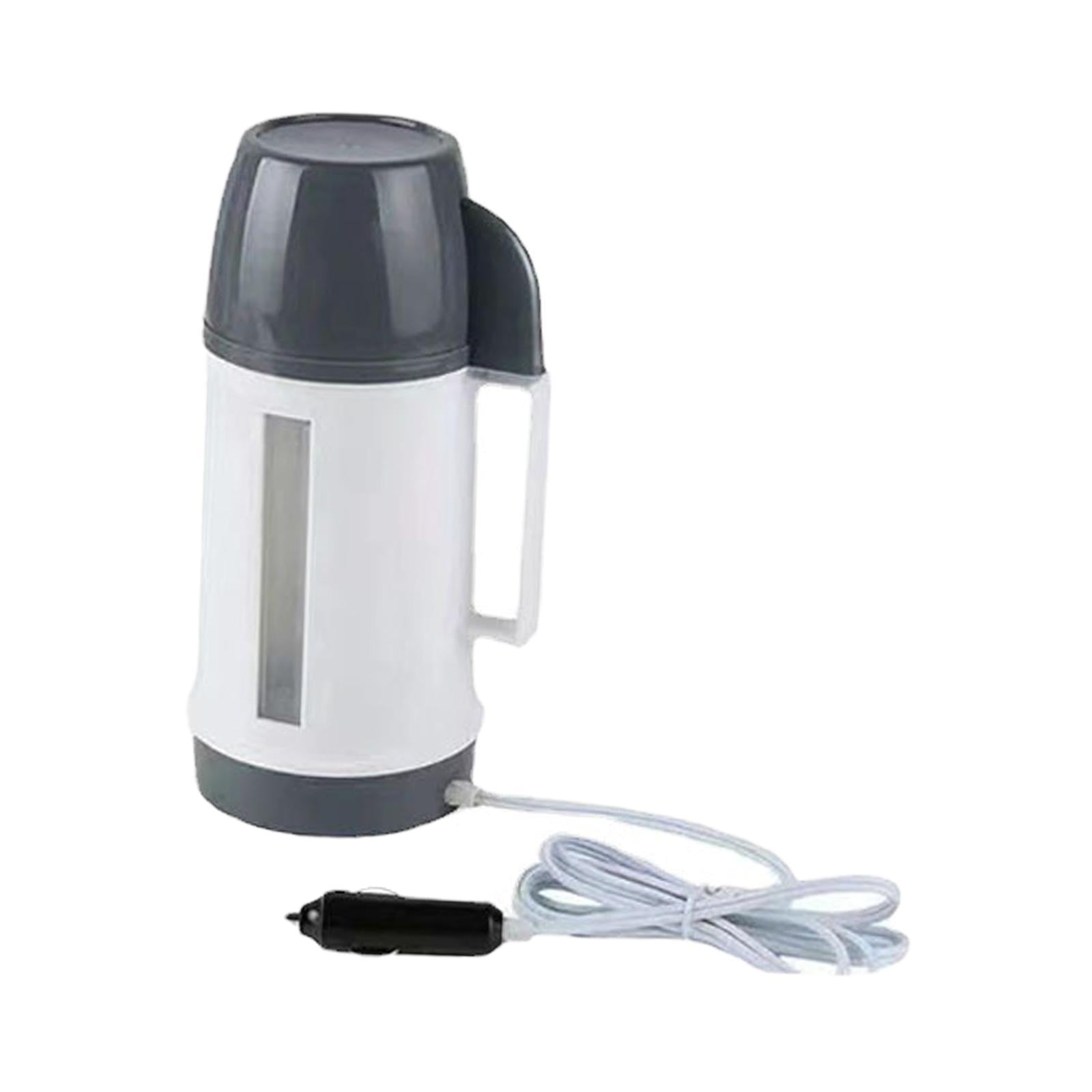 Fiocias Car Electric Kettle Heater Bottle Easy to Use, Cooking Noodles Car Kettle Boiler 12V