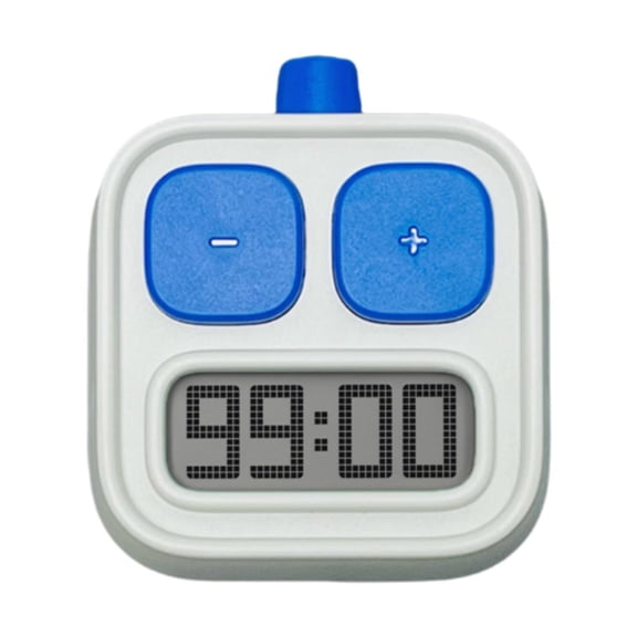 Fiocias Children Timer Count Down Time Management Study Count up and Count Down Desktop Blue