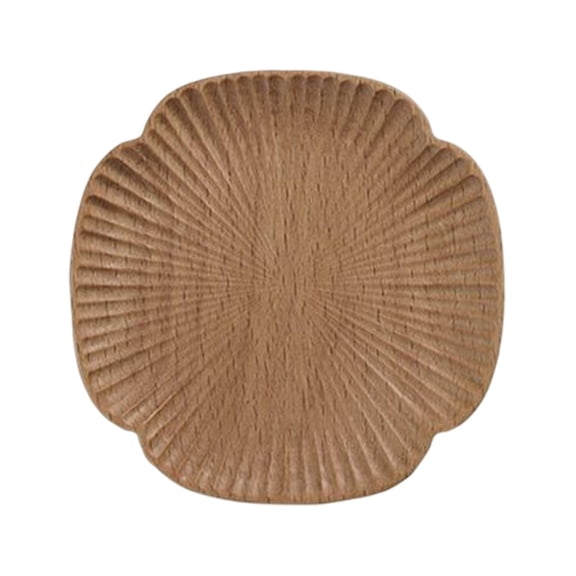 Fiocias Coaster Cup Mat Flower Multipurpose Heat Resistant Kitchen Gadget for Restaurant Beech