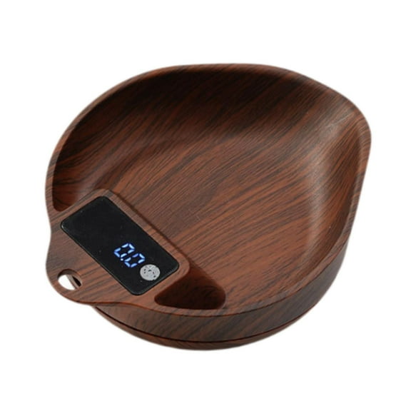 Fiocias Coffee Bean Scale Portable Baking Scales Professional, Non Slip Base, Electronic Brown