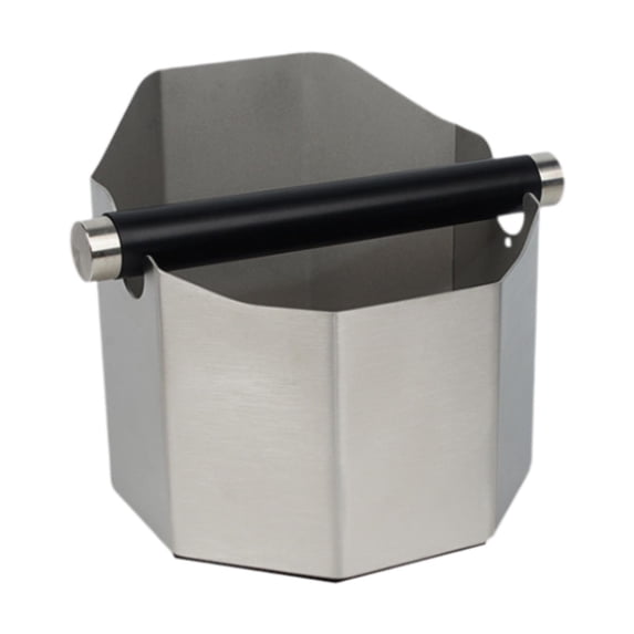 Fiocias Coffee Knock Box Dump Bin Compact Modern Bucket Coffee Ground Bin Space Saving
