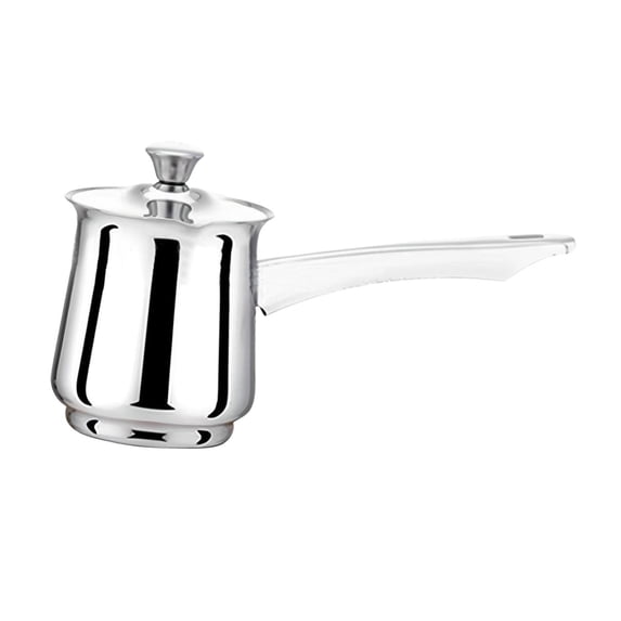 Fiocias Coffee Pot Butter Warmer Pot Multifunctional with Comfortable Handle Coffee Heat 360ML
