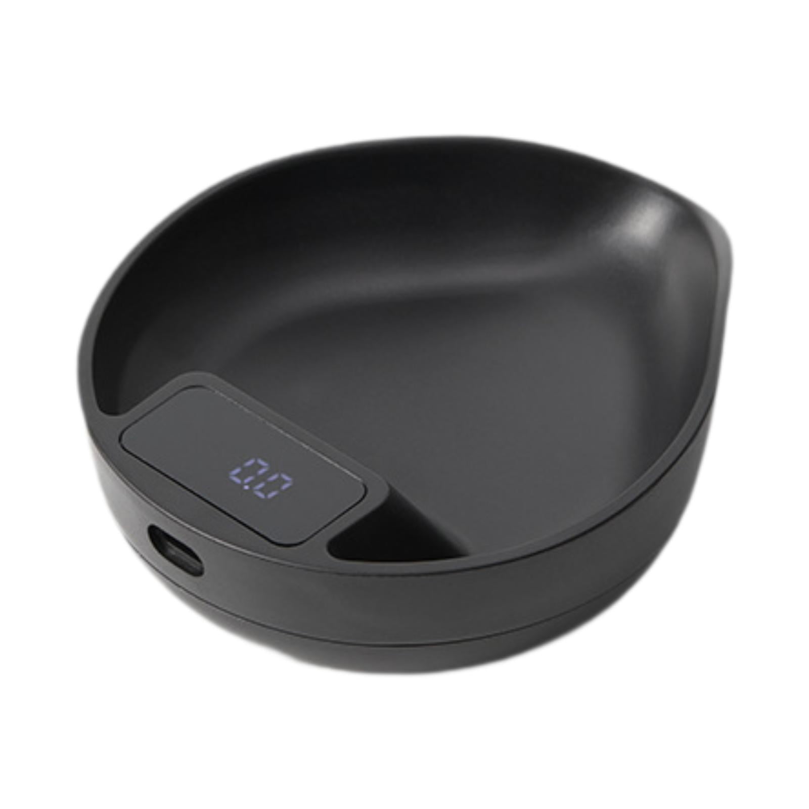 Fiocias Coffee Scale 999G / 0.1G Portable LED Display Baking Scale Mini Scale Electronic Black