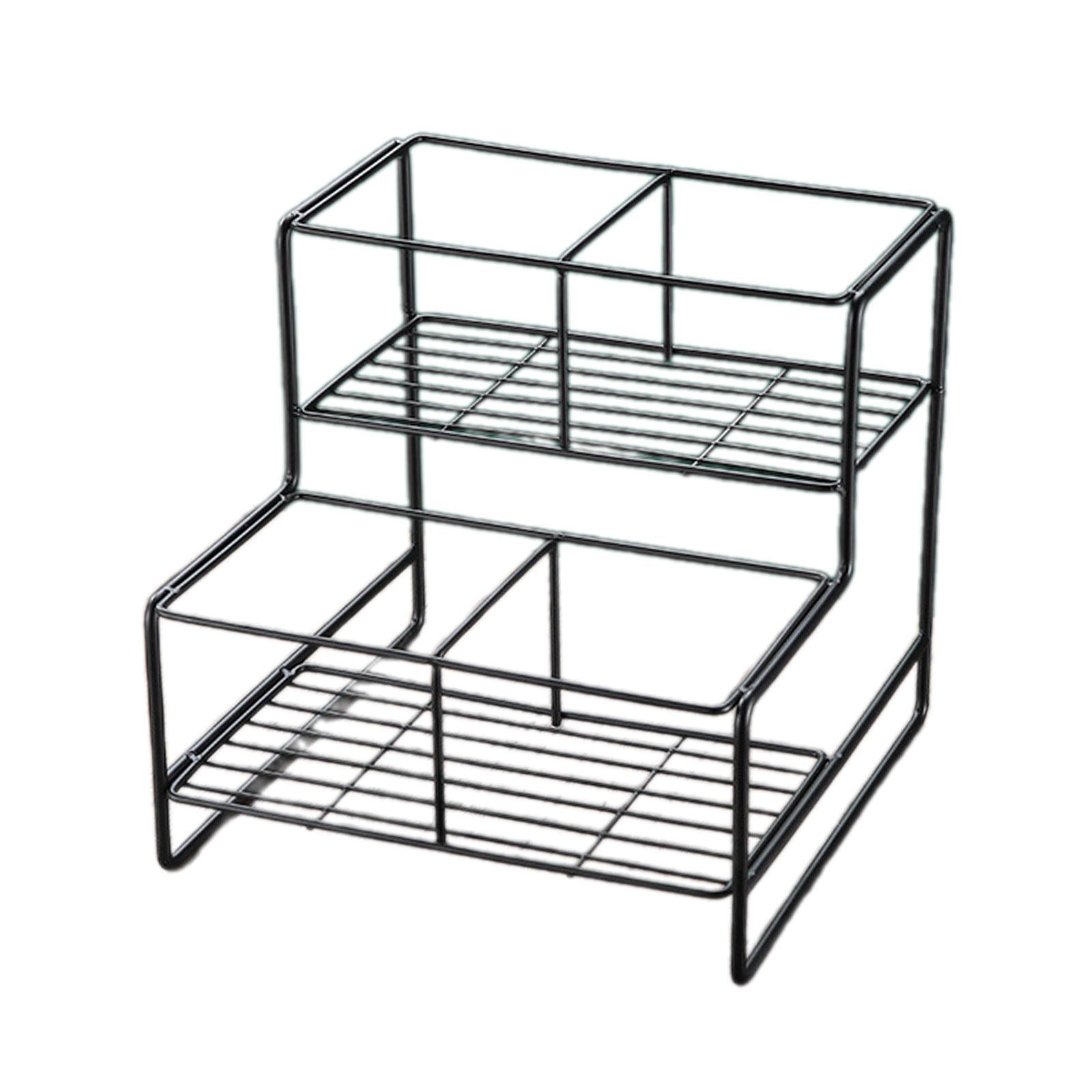 Fiocias Coffee Syrup Rack Organizer, Coffee Syrup Dispenser, Spice Rack, Dressing Bottle