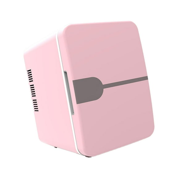 Fiocias Compact Refrigerator Mini Fridge Multifunction Little Tiny Fridge Portable Small Pink