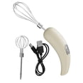 thumbnail image 1 of Fiocias Cordless Hand Mixer Compact Electric Egg Beater for Kitchen Baking Cake Shop Beige, 1 of 9