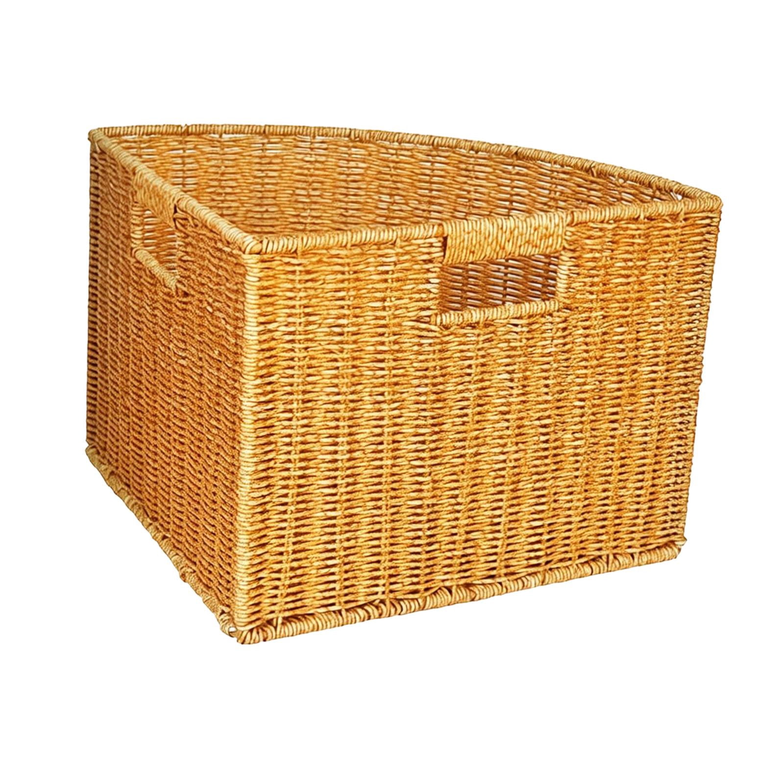 Wicker Corner Basket display picture 1