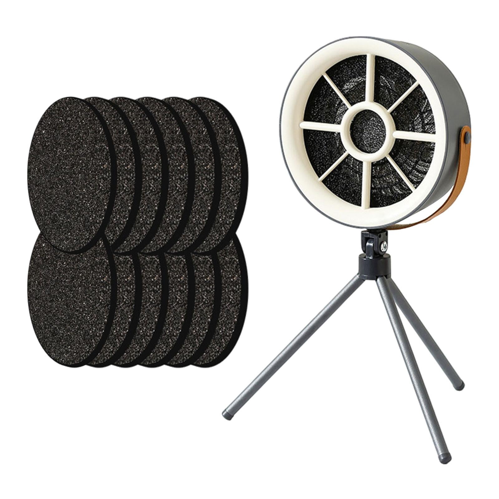 Fiocias Desktop Range Hood Kitchen Exhaust Fan Lightweight Low Noise Desktop Cooker Hood Gray