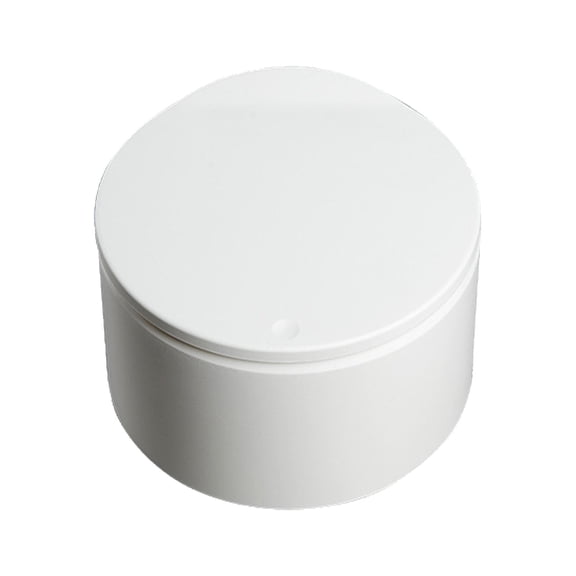 Fiocias Desktop Trash Bin Garbage Container Mini Novelty Reusable Garbage Bin for Coffee white