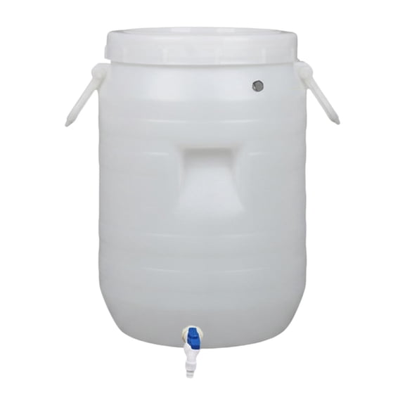 Fiocias Double Lid Bucket, Multipurpose Barrel, Durable Polypropylene Container Suitable 10L