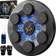 Music Boxing Machine For Adults Kids,Interactive Music Punching Machine with Gloves 12 Modes Upgrade