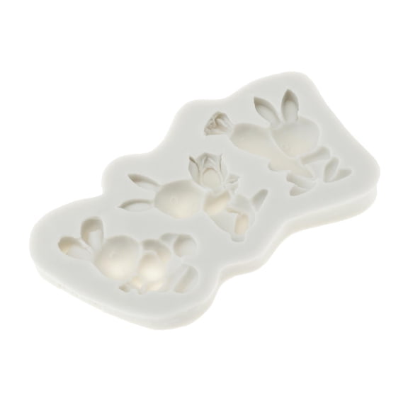 Fiocias Egg Crafts DIY Bunny Silicone Mold Baking Tool for Candy Chocolate Ice Cube Rabbit 3