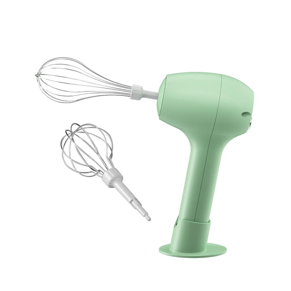 Fiocias Electric Hot Chocolate Maker Coffee Frother Fast Stirring with Freestanding Base Green