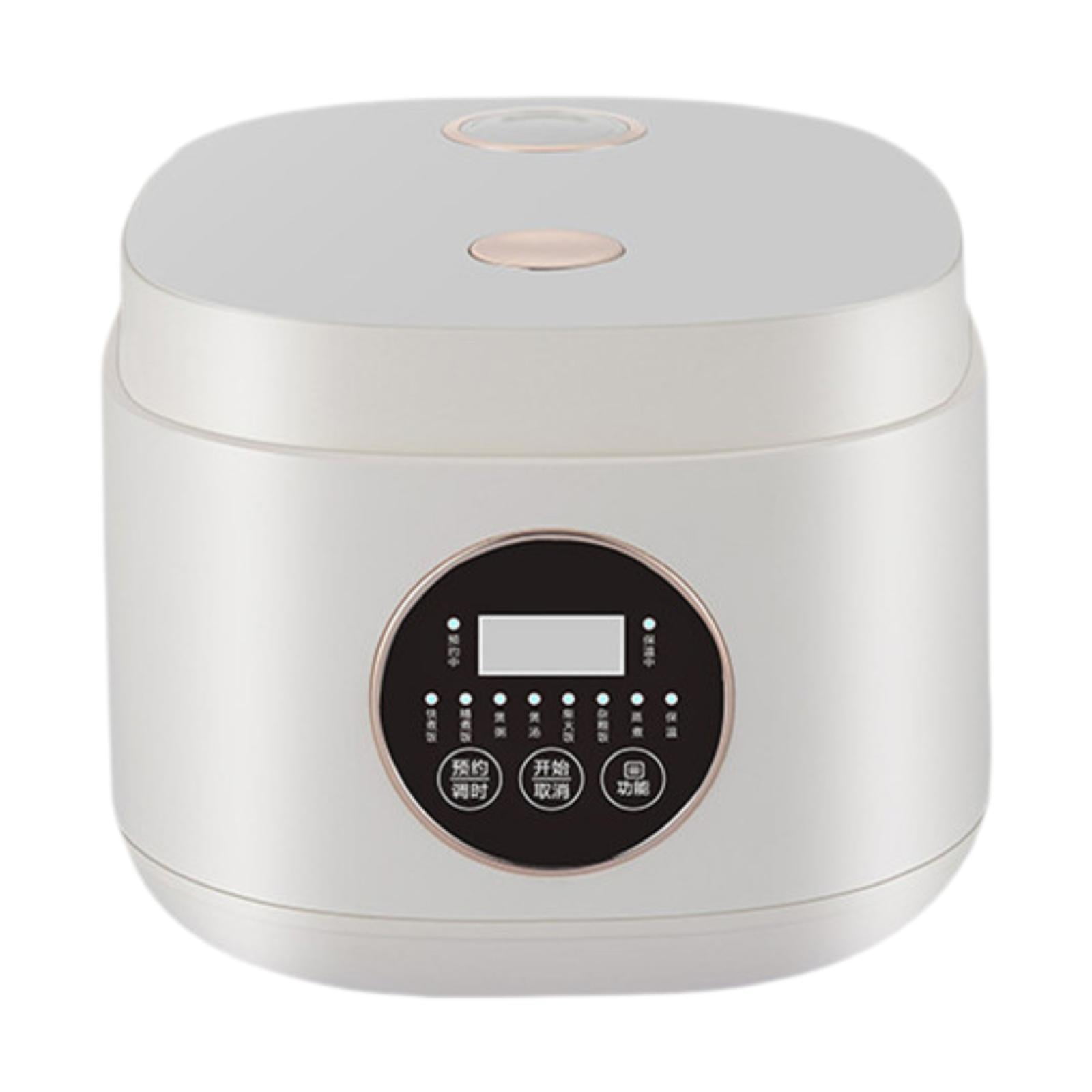 Fiocias Electric Rice Cooker Rice Cooking Pot Portable Auto Keep Warm Multifunctional 2L