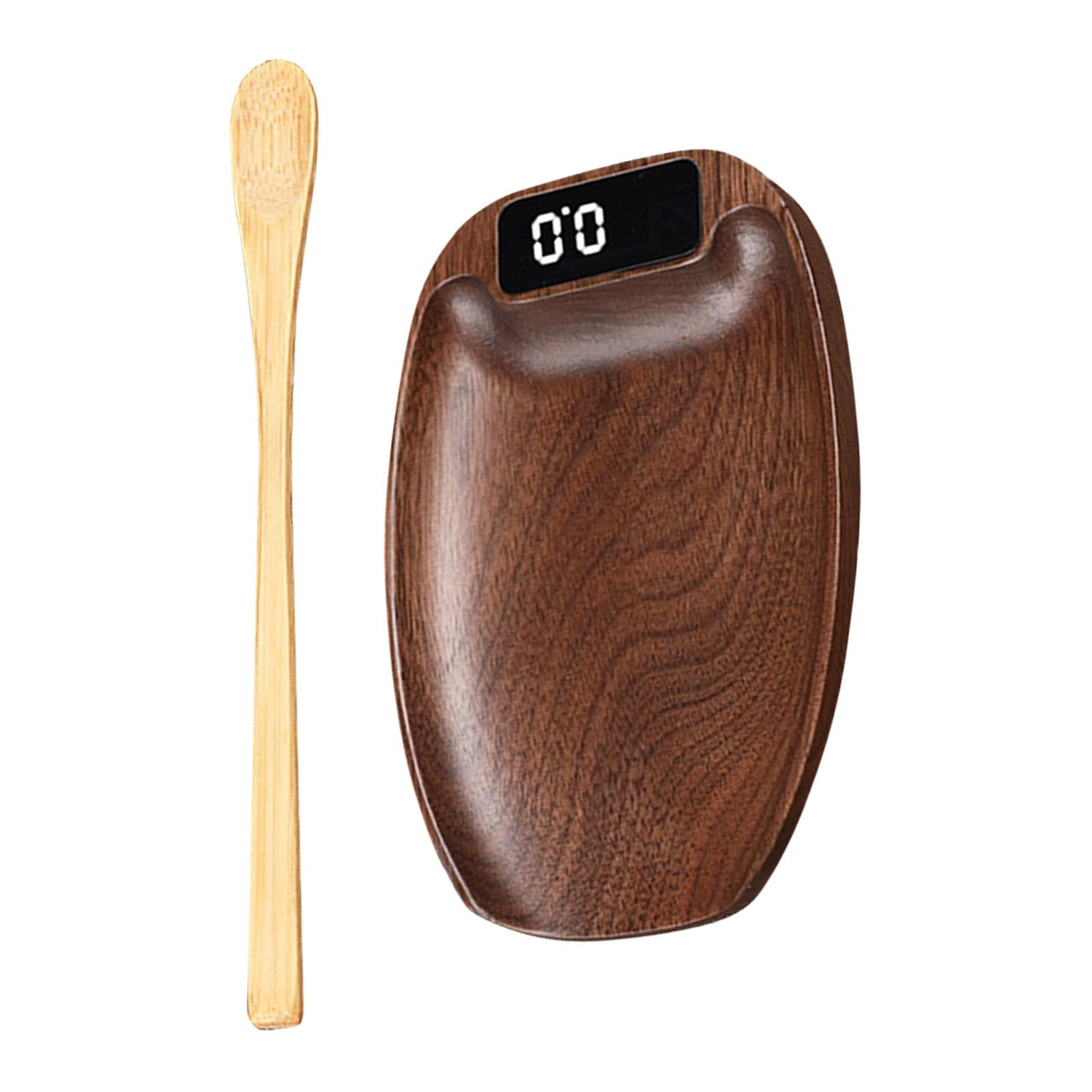 Fiocias Electronic Tea Scale Kitchen Scale Digital Scale Jewelry Scale Multiuse Weighing brown