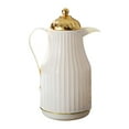 thumbnail image 1 of Fiocias Enamel Coffee Pot 1L Coffee Kettle Water Milk Warmer Wide Opening Large Capacity Diamond pattern, 1 of 9