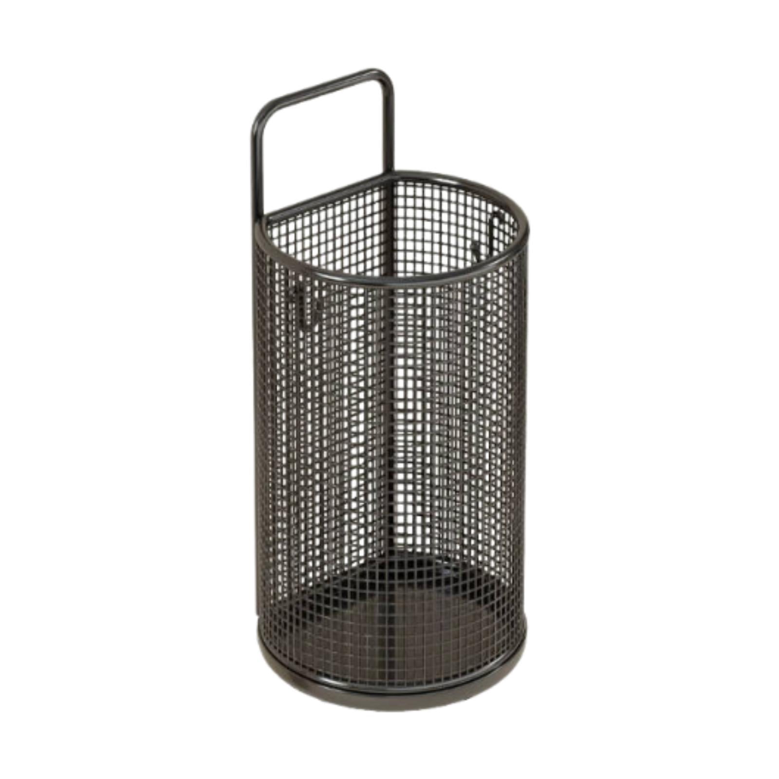 Fiocias Entryway Storage Umbrella Holder, Modern Portable Stable Umbrella Rack Organizer Black