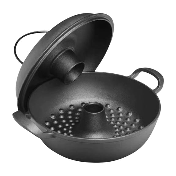 Fiocias Extra Thicker Roast Baking Pan with Handle ,with Lid Durable Cookware Multi Use 25cm