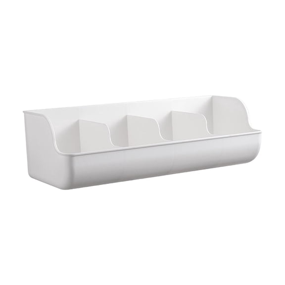 Fiocias Floating Spice Racks, Modern Corner Shelves, Wall Storage, Shower Shelf, Shampoo White