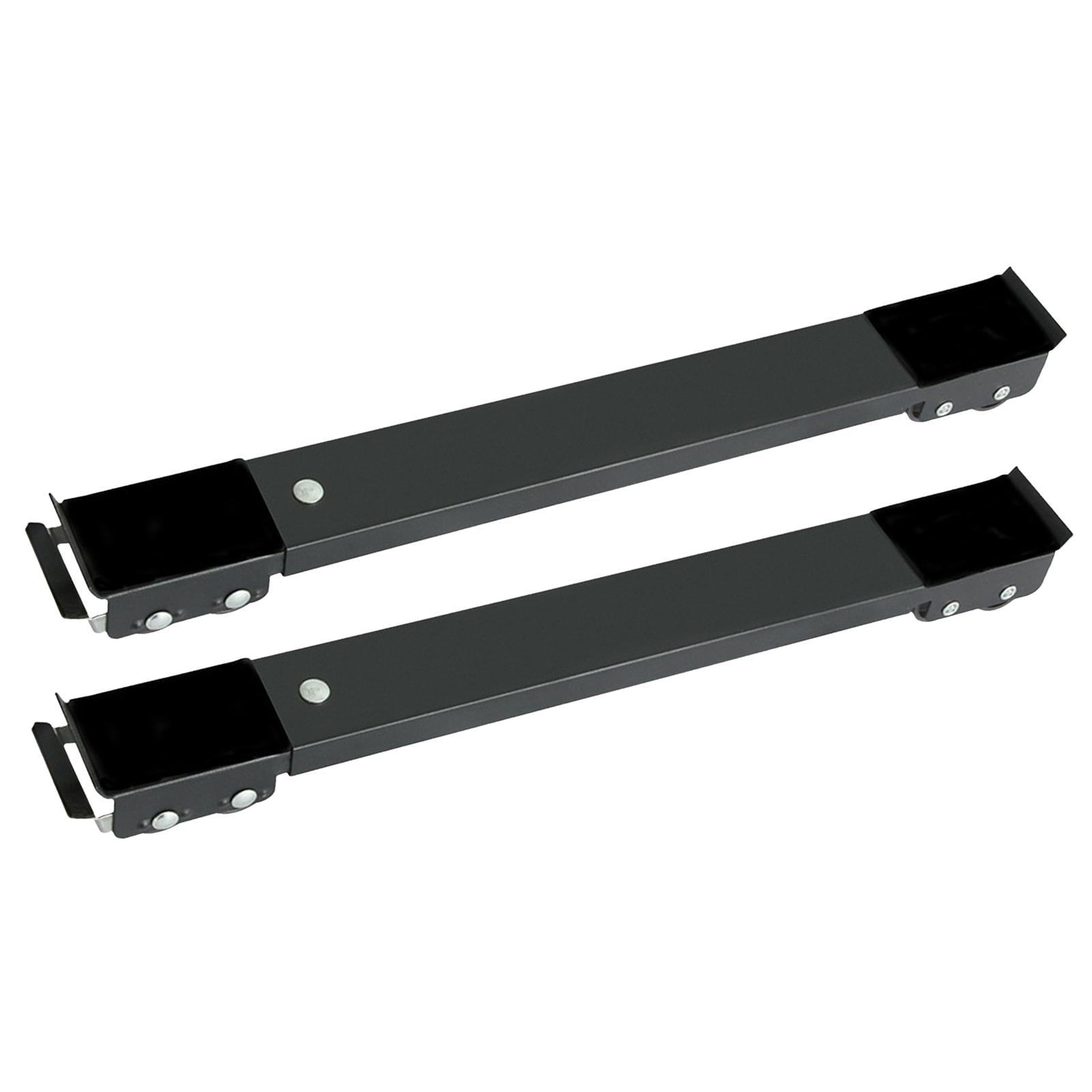 Fiocias Fridge Undercarriage Appliance Rollers Washing Machine Support Dryers Holder for Black
