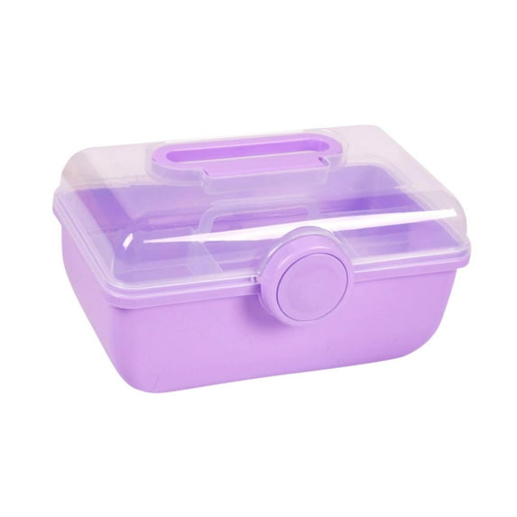 Fiocias Girl Hair Accessories Storage Box Large Capacity Jewelry Organizer Container for Purple