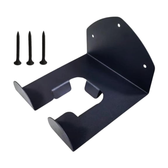 Fiocias Hanger Hook Trimmer Rack Wall Mount Power Tool Holder Garage Organizer for Grass Black