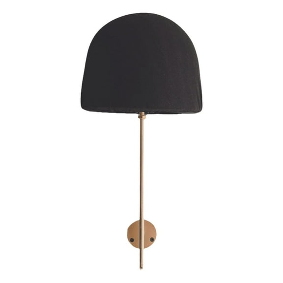 Fiocias Hat Display Rack Hat Shelf Stand Multifunctional Modern Headband Wall Caps Stand Black