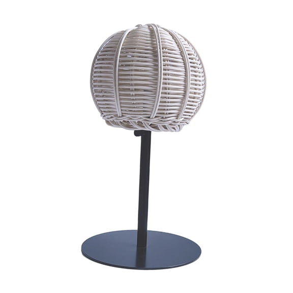 Fiocias Hat Stand Freestanding Multifunctional Adjustable Anti Slip Stable Base Cap Rack Black