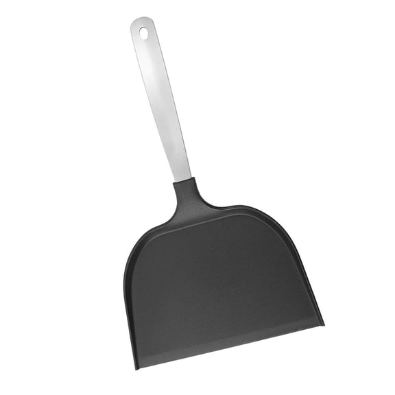 Fiocias Heat Resistant Non-Stick Nylon Pancake Turner, Extra Large Pancake Flipping Tool Black