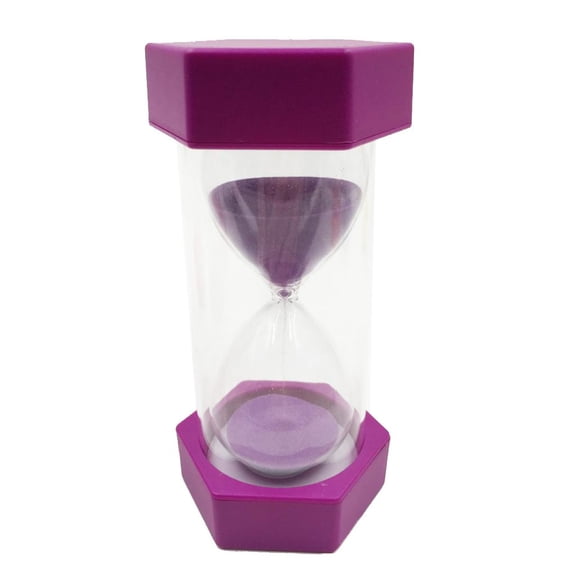 Fiocias Hourglass Sand Timer Hourglass Sand Clock Timer 2 Minutes- 2 Minutes-Purple