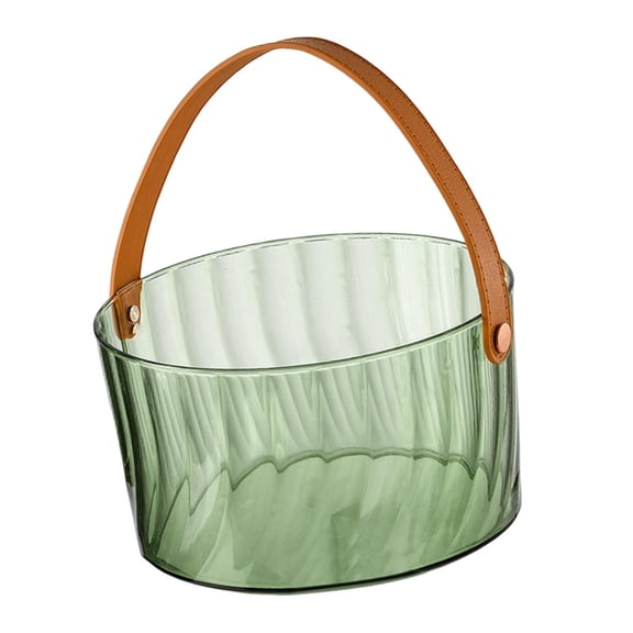 Fiocias Ice Bucket, Beverage Chilling Tub, Multipurpose Easy to Carry, Chiller Fruit Ice Green
