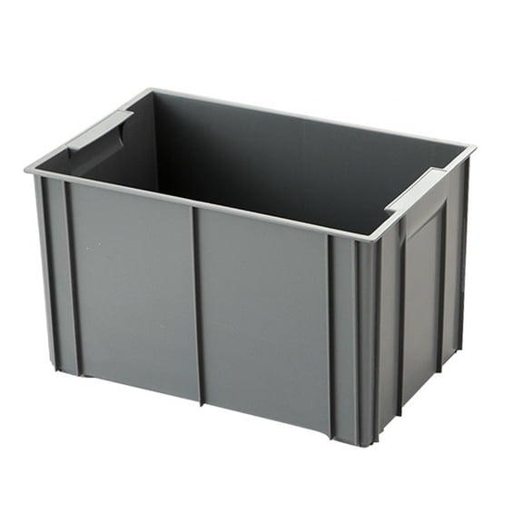 Fiocias Industrial Storage Box Heavy Duty Storage Container Durable Multipurpose Storage Gray 28.5x18x17cm