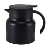 Fiocias Insulated Stainless Steel Coffee Carafes Non Slip Silicone Base Insulated Coffee black