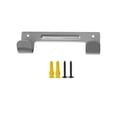 thumbnail image 1 of Fiocias Ironing Board Hanger Compact Sturdy Metal Wall Mounted Easy Installation Ironing Silver gray, 1 of 9