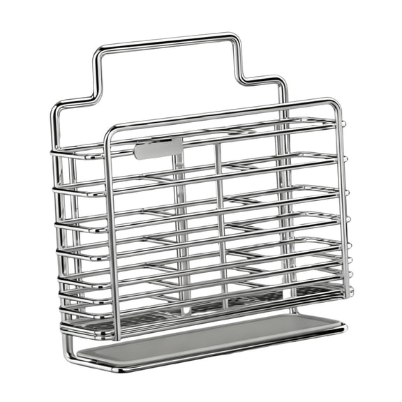 Fiocias Kitchen Utensil Holder Multipurpose Storage Basket Chic Wall Mountable Organizer