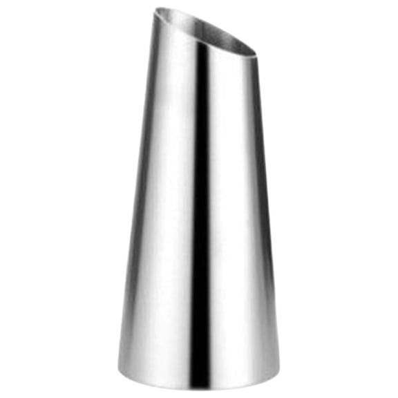 Fiocias Large Capacity Stainless Steel Water Pitcher Carafe Decanter Silver Minimalistic 600ml