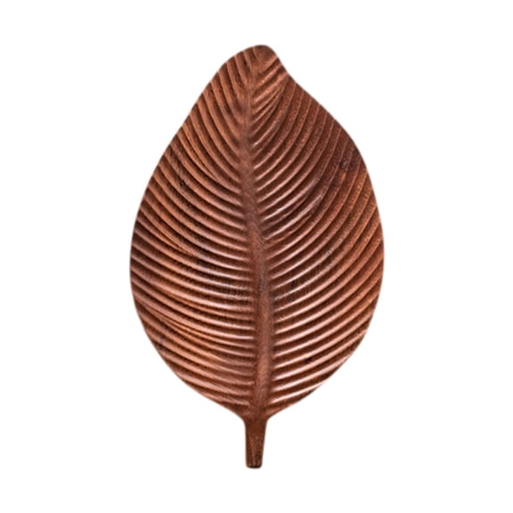 Fiocias Leaf Shaped Wooden Tray Plate Dish Platter Home Decor Breakfast Tray Novelty Tea 30cmx18cmx2cm