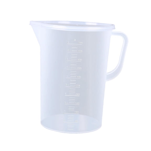 Fiocias Measuring Cup Container with Lid Easy Pour Clear Markings Versatile Pitcher Easy 5000ml